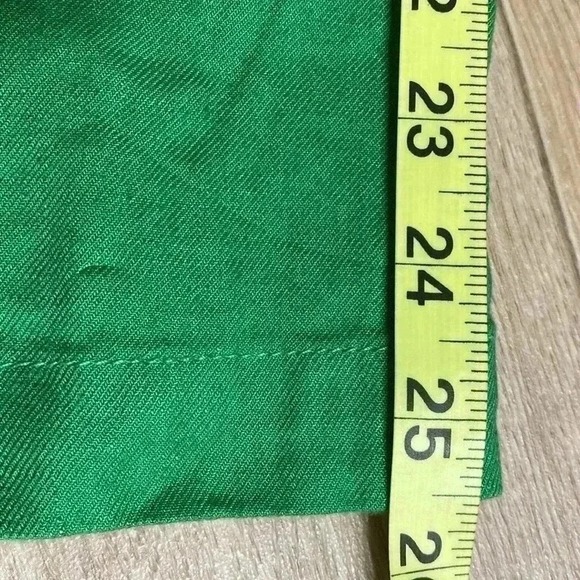 NEW Anthropologie Women's ‎ jumpsuit 0 D green twisted front tie back strap - Picture 7 of 8